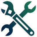 Icône outils pour garages et professionnels